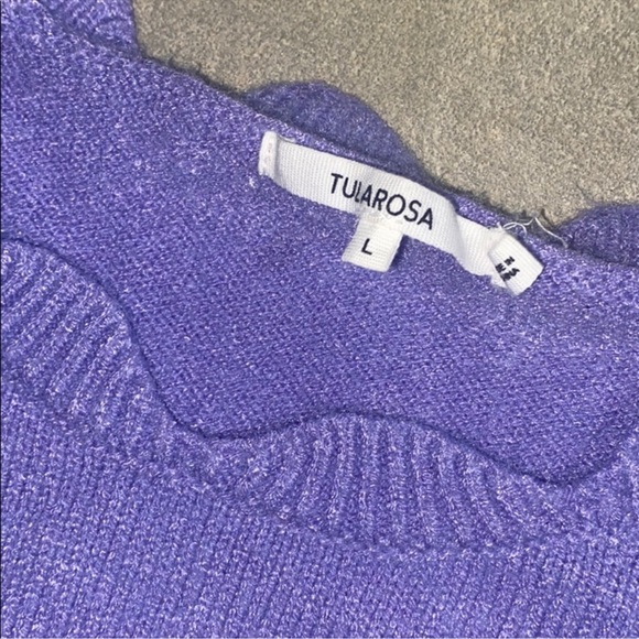 Tularosa Purple Knit Sweater - Picture 3 of 4
